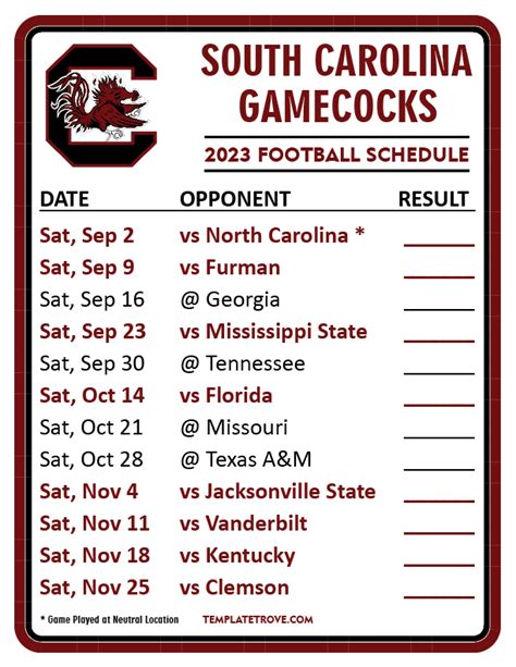 carolina gamecocks football 2023|carolina gamecocks schedule 2023.